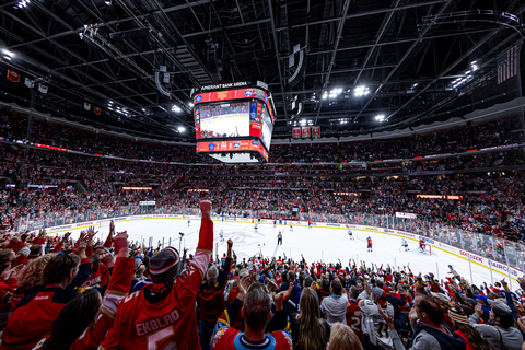 Amerant Bank: Two hundred and fifty tickets will be donated to veterans and military heroes for Tuesday’s Game 4 of the Panthers playoffs at the Amerant Bank Arena (Photo: Business Wire)